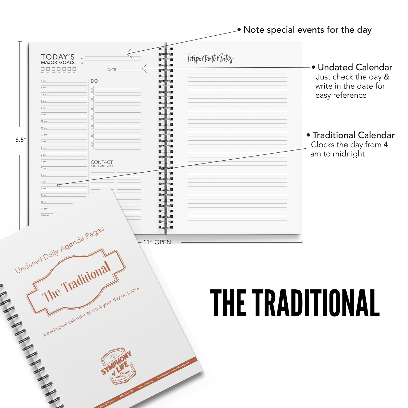 Daily Planner - The Traditional