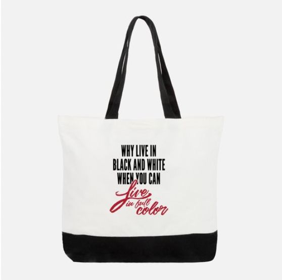 CULTURS Tote Bag (Black & White)
