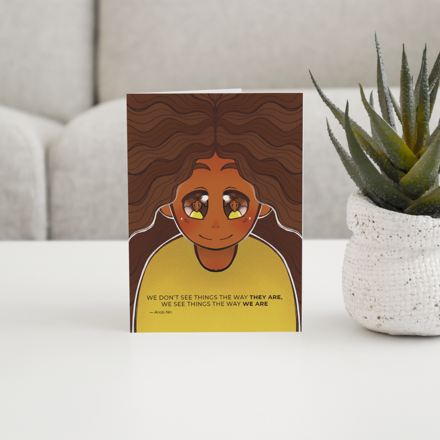 Hiddn Diversity Greeting Cards--ANAIS NIN