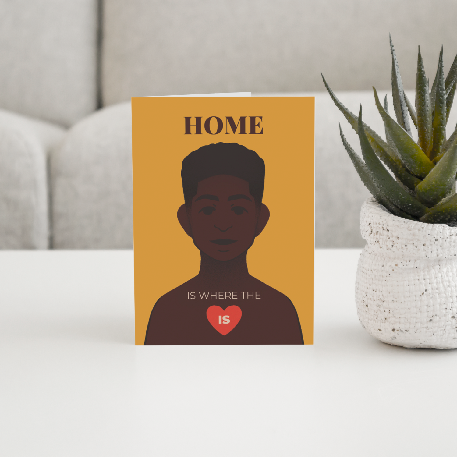 Hiddn Diversity Greeting Cards--HOME