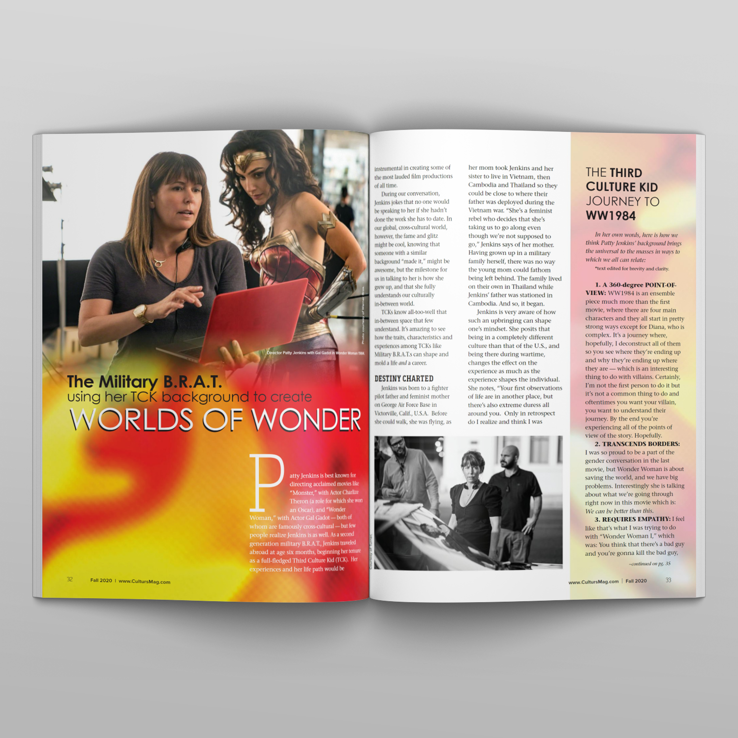 Director Patty Jenkins - Wonder Woman 1984 Issue