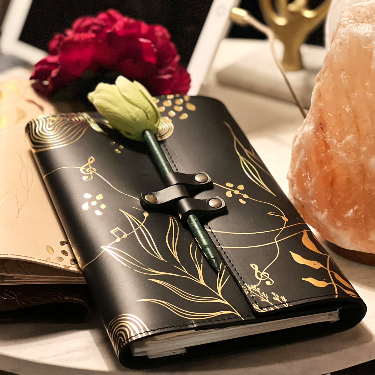 Leather Planner System Cover