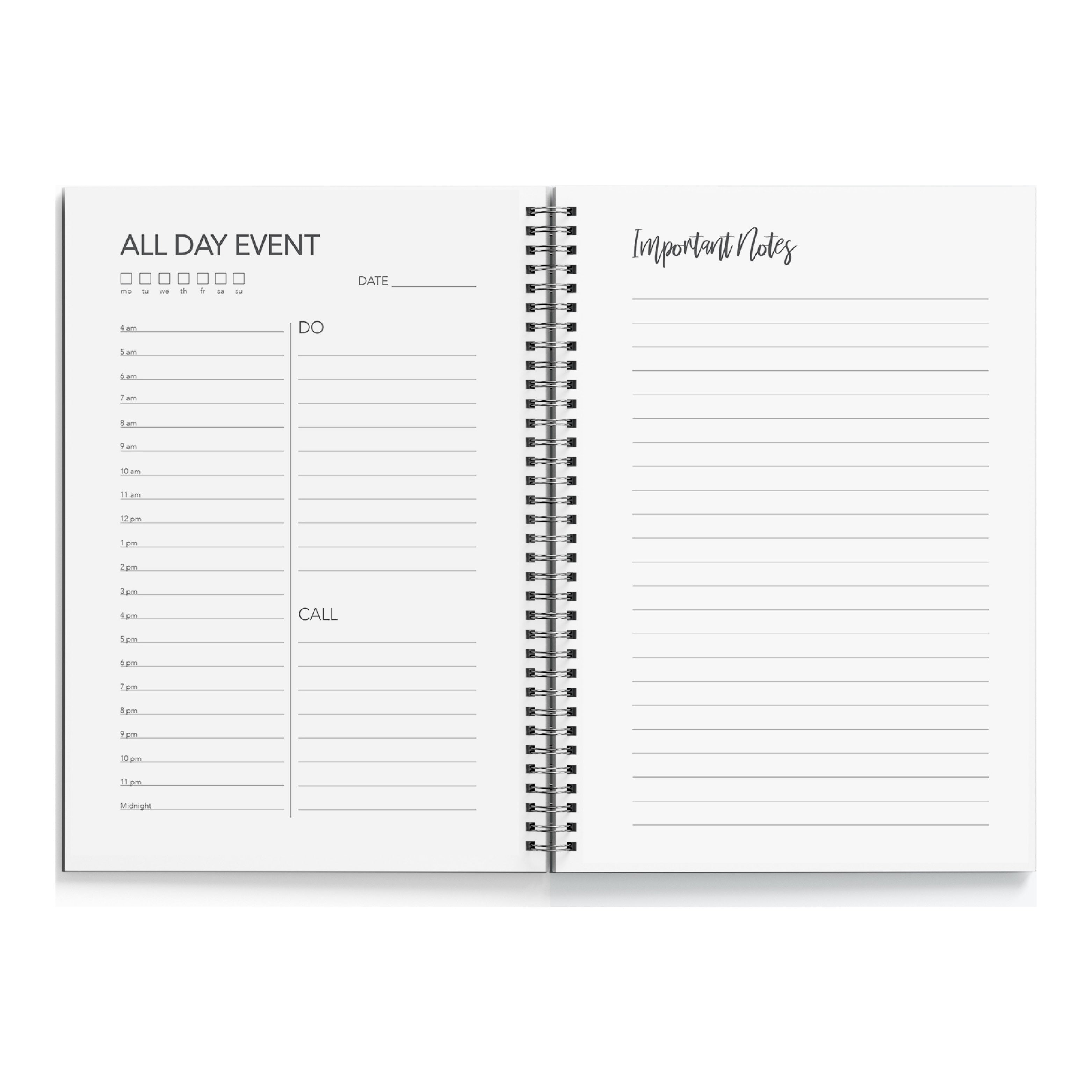 Daily Planner - The Traditional