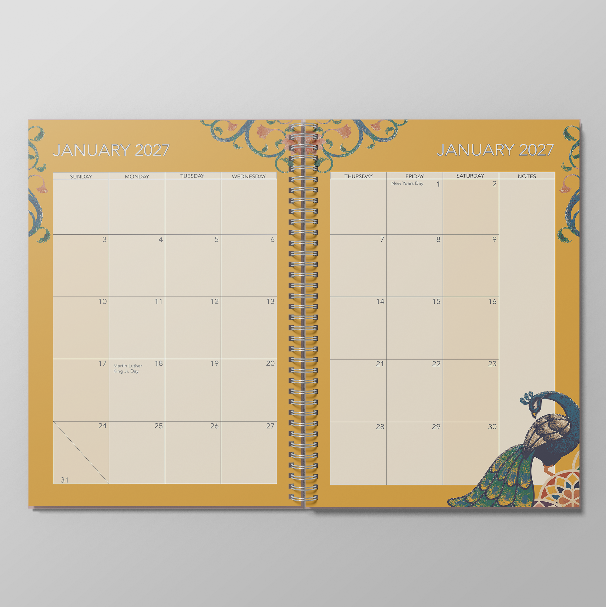 Symphony of Life Annual Calendar with Vision Board