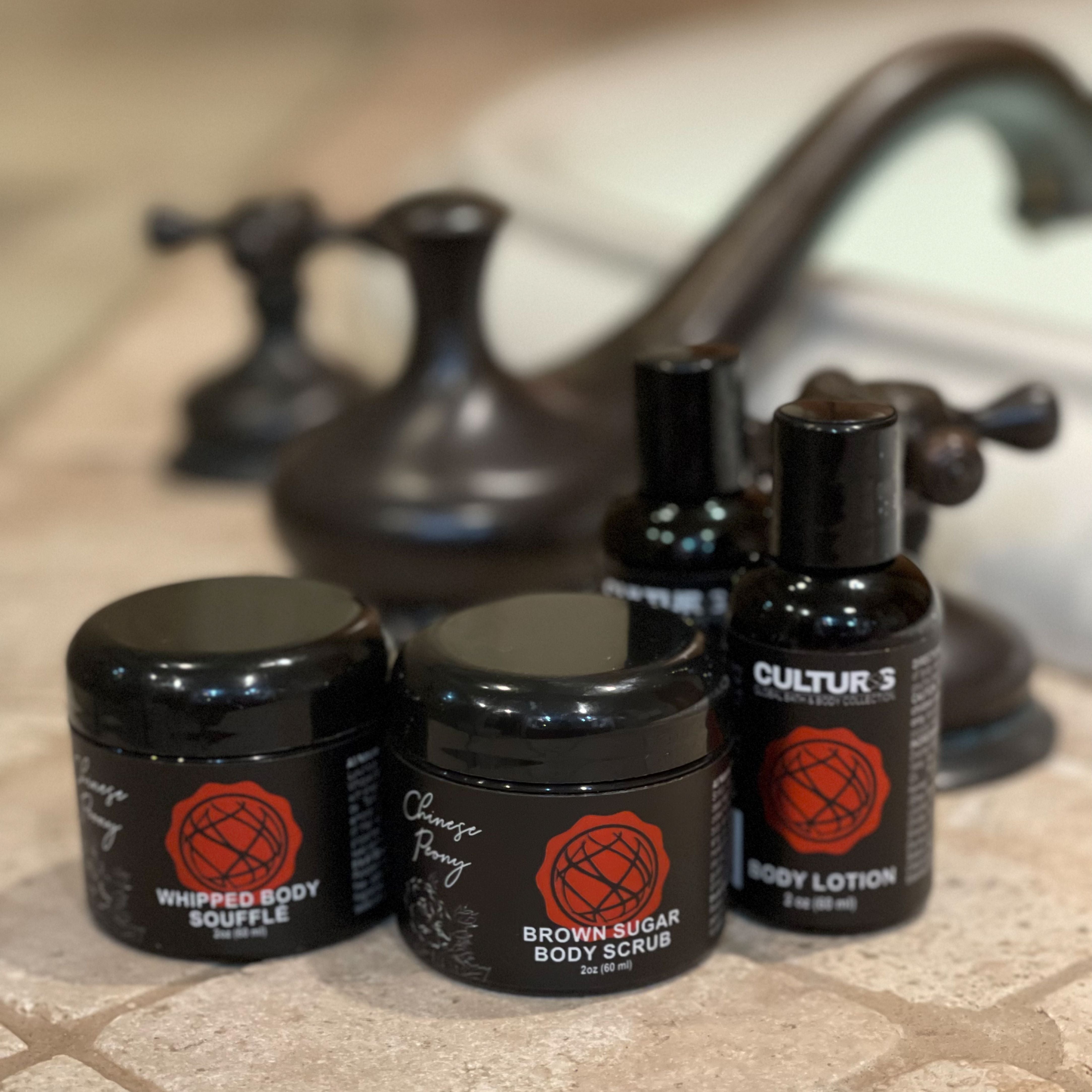 Asian Peony Travel Skincare Set