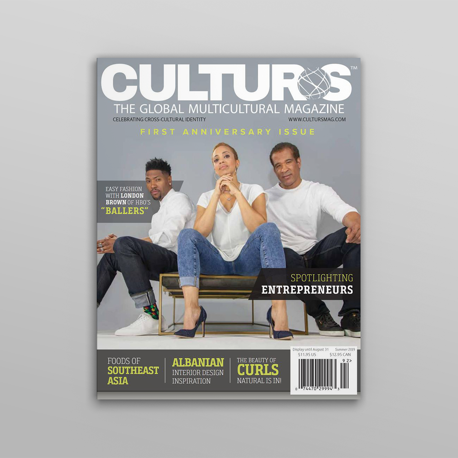 Entrepreneurs Issue featuring London Brown of HBO's Ballers, Dorian Gregory and Nichole Cruz